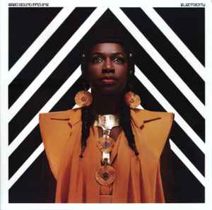 Image of Front Cover of 2925047E: LP - IBIBIO SOUND MACHINE, Electricity (Merge Records; MRG765, UK, Europe & US 2022, Gatefold, Limited Edition of 300 on Yellow/White/Black Tricolour Vinyl)   VG+/VG+