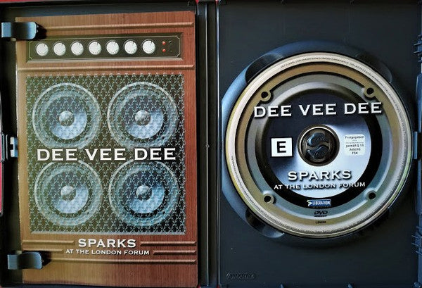 Image of Back Cover of DVD - VG+/VG+ - SPARKS, Dee Vee Dee (Liberation Entertainment; LIB6066, UK 2007, Insert), ,  - 2935032E