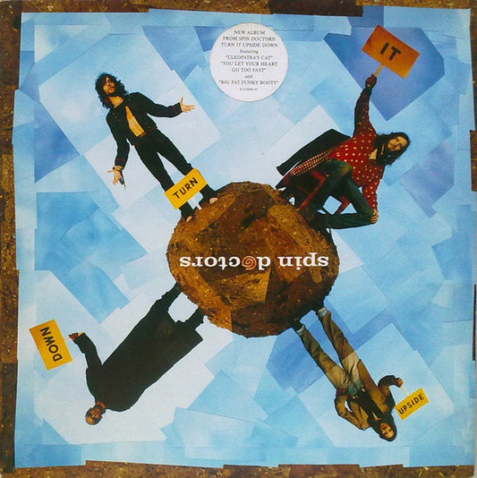 Image of Front Cover of 2915154C: LP - SPIN DOCTORS, Turn It Upside Down (Epic; 476886 1, UK 1994, Gatefold, Inner, Black Vinyl)   VG/VG+