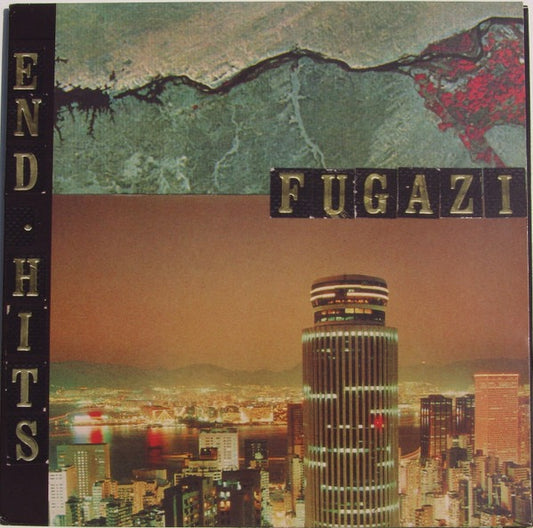 Image of Front Cover of 4715222C: LP - FUGAZI, End Hits (Dischord Records; dis110v, US 2024 Reissue, Inner, Gold Vinyl) Still In Shrinkwrap  VG+/EX