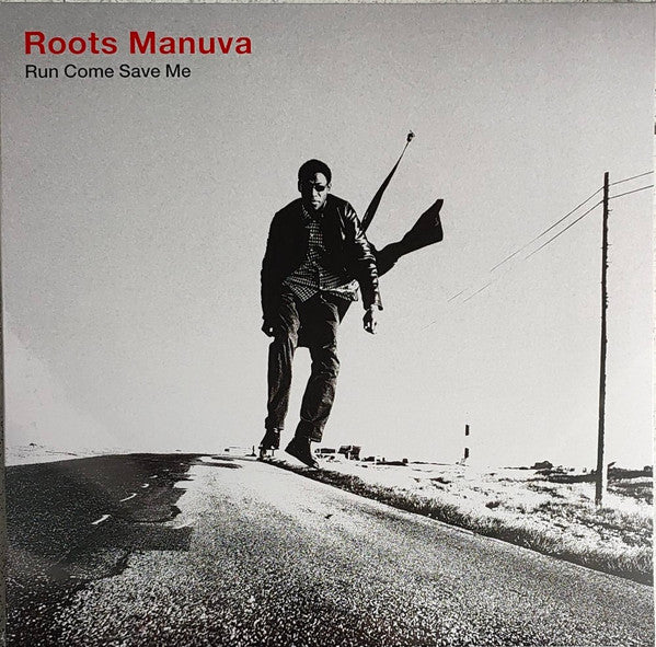 Image of Front Cover of 2xLP - EX/EX - ROOTS MANUVA, Run Come Save Me (Big Dada Recordings; BD032R, UK 2024 Reissue, Red Vinyl), ,  - 3746446S
