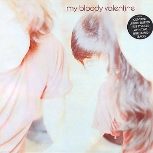 Image of Front Cover of 2945214S: LP - MY BLOODY VALENTINE, Isn't Anything (Creation Black Label; CRELP40, UK 1988, Stickered Sleeve, NO 7") Beautiful LP, NO 7"  VG+/VG+
