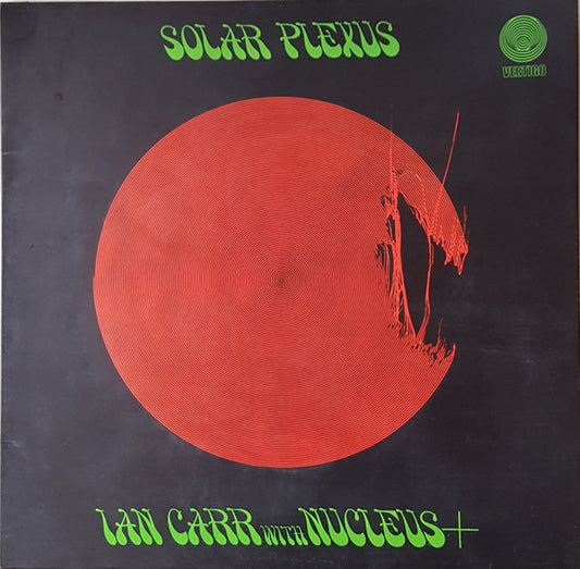 Image of Front Cover of LP - VG/VG+ - IAN CARR WITH NUCLEUS, Solar Plexus (Vertigo Small Swirl; 6360 039, UK 1971, Gatefold), Lovely copy. Tearing to spine, light creasing and edge wear, indents.,  - 0746326S
