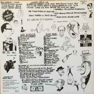 Image of Back Cover of LP - VG/VG+ - SCREECHING WEASEL, Screeching Weasel (What Goes On Records; Goes On 18, UK & Europe 1988 Reissue, NO Insert), Light edge wear, small area of laminate removed by stickers, No insert,  - 2945243S