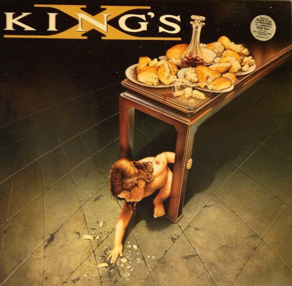 Image of Front Cover of LP - VG/VG+ - KING'S X, King's X (Atlantic; 7567-80506-1, Europe 1992, Hype Stickered Sleeve), Sticker Damage To Sleeve,  - 2226327E