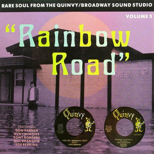 Image of Front Cover of LP - VG+/VG+ - VARIOUS, Rainbow Road - Rare Soul From The Quinvy/Broadway Sound Studio - Volume 5 (Charly R&B; CRB1225, Europe 1989), ,  - 2915503C