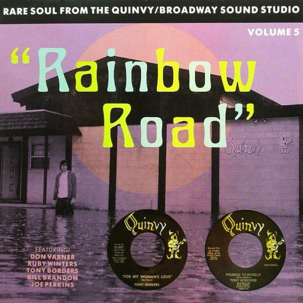 Image of Front Cover of LP - VG+/VG+ - VARIOUS, Rainbow Road - Rare Soul From The Quinvy/Broadway Sound Studio - Volume 5 (Charly R&B; CRB1225, Europe 1989), ,  - 2915503C