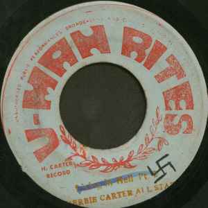 Image of Back Cover of 3025158E: 7" - GLEN LEE, Living In Hell (U-Man Rites; none, Jamaica ) Light marks. WOL.  /G+