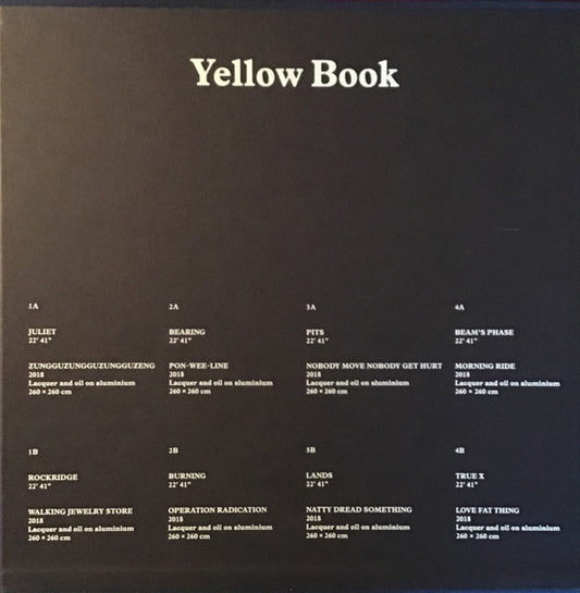 Image of Front Cover of 3015156C: 8xLP - JENS UWE BEYER, ALBERT OEHLEN, Yellow Book (Magazine; Magazine Yellow Book, Germany 2019, Box Set, 8 Inner) Both very strong VG. Discs all glossy and shiny, some with very minor hairlines that do not affect playback whilst disc 4 and 8 both have very minor warps that also do not impact playback. Sleeve has light storage marks.  VG/VG