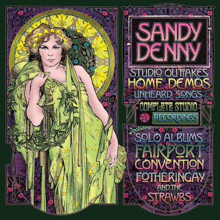 Image of Front Cover of 3045131S: 19xCD - SANDY DENNY, Studio Outtakes - Home Demos - Unheard Songs - Complete Studio Recordings (Island Records; 532 869-5, Europe 2010, Box Set, Book, Limited To 3000 Copies, Comes With ALL The Postcards And Print Outs) Inner Tray In The Boxset Is cheaply Made And Has A Few Cracks! Disc 17 Has Very Light Marks But Doesn't Affect Play And The Case For Disc 16 Has A Very Light Crease. Box Has Light Corner Dints.  VG+/EX