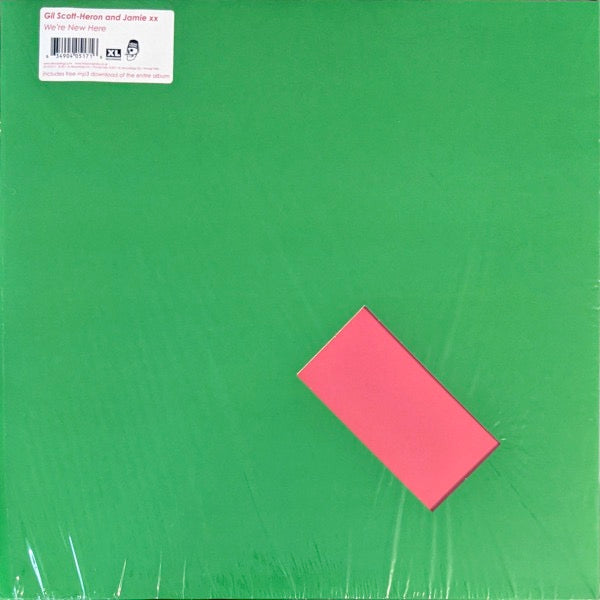 Image of Back Cover of LP - NEW/NEW - GIL SCOTT-HERON AND JAMIE XX, We're New Here (XL Recordings; XLYTLP517, Worldwide 2021, Die Cut Sleeve, Insert), ,  - 2116454C