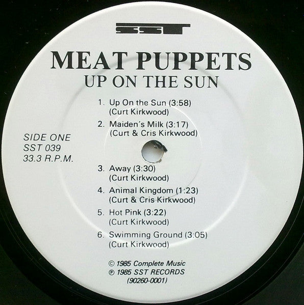 Image of Label Cover of LP - VG+/VG+ - MEAT PUPPETS, Up On the Sun (SST; SST 039, UK 1985, No Inner), ,  - 3526112E