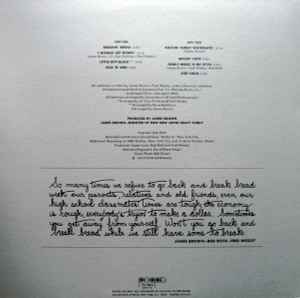 Image of Back Cover of 4715226C: LP - FRED & THE NEW J.B.'S, Breakin' Bread (People; PE 6604, US Reissue) Sleeve still in shrink. Disc has a fair few superficial marks.  VG+/G+