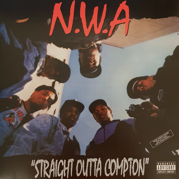 Image of Front Cover of LP - VG+/VG+ - N.W.A, Straight Outta Compton (Ruthless Records; 0600753469958, Europe 2018 Reissue, 180 Gram Vinyl), ,  - 0716106C