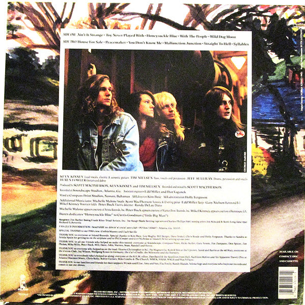 Image of Back Cover of LP - VG/VG - DRIVIN' N' CRYIN', Mystery Road (Island Records; 91226-1, US 1989), Pressing Flaw On Track One Side A,  - 3446054S
