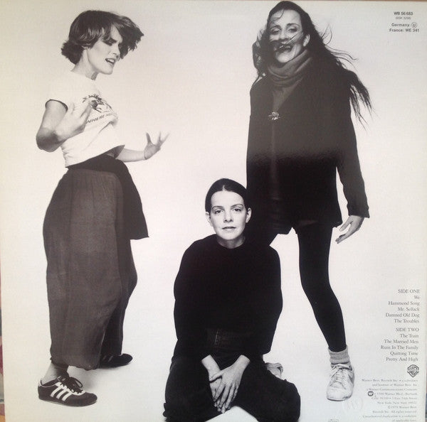 Image of Back Cover of LP - VG/VG+ - THE ROCHES, The Roches (Warner Bros. Records GEMA/Biem Rights Box; WB 56 683, Europe 1980s Reissue, No Inner), ,  - 3516085C