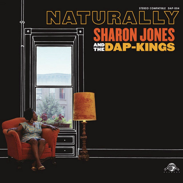 Image of Front Cover of LP - NEW/NEW - SHARON JONES AND THE DAP-KINGS, Naturally (Daptone Records; DAP-082, US 2025 Reissue, Remastered, Limited Edition, 20th Anniversary Edition, Orange Vinyl), ,  - 4915344C