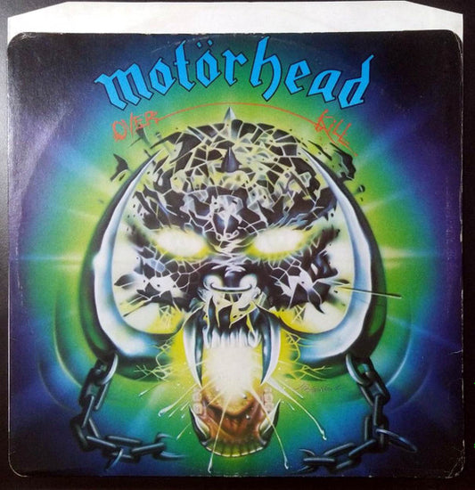 Image of Front Cover of 3015805C: 12" - MOT�RHEAD, Overkill (Bronze; 12 BRO 67, UK 1979, Picture Sleeve) A bit of ring wear, lovely vinyl.  VG/VG+