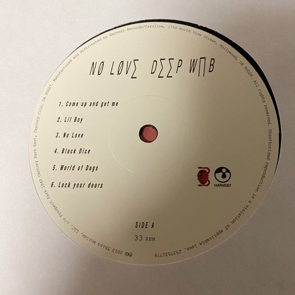 Image of Label Cover of LP - NEW/NEW - DEATH GRIPS, No Love Deep Web (Third Worlds; 2537531776, US 2020, Outer Black Plastic Sleeve, Sealed With a Sticker, Insert), ,  - 3915064C