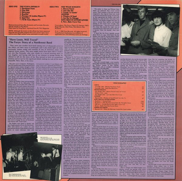 Image of Back Cover of LP - VG+/VG+ - THE WILDE KNIGHTS A.K.A. FURYS, PIPERS IV, Beaver Patrol (Voxx Records; VXS 200.026, US 1984), Still in shrinkwrap.,  - 3145044S