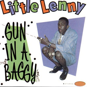 Image of Front Cover of LP - VG+/VG+ - LITTLE LENNY, Gun In A Baggy (Greensleeves Records; GREL 146, UK 1990), ,  - 4225244E