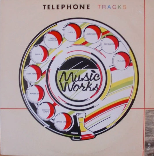 Image of Front Cover of LP - VG+/VG+ - VARIOUS ARTISTS, Telephone Tracks (Pow Wow Records; PW 7407, US 1988), ,  - 3115180C