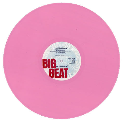 Image of Label Cover of LP - VG/VG+ - MOT RHEAD, Beer Drinkers & Hell Raisers (Big Beat Records; SWT 61, UK 1980, Pink Vinyl), Edge Wear,  - 3145215S