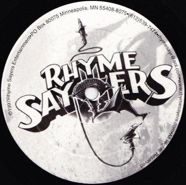 Image of Label Cover of 12" - VG/G+ - ATMOSPHERE, Overcast! EP (Rhymesayers Entertainment; RS61202-1, US 2000 Reissue), Record has very slight warp. Sleeve worn and creased (particularly at edges),  - 3115338C