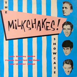 Image of Front Cover of 3115405C: LP - MILKSHAKES, Showcase (Brain Eater; EATER3, US 1983, Test Pressing, Picture Sleeve) Clean Copy  VG+/VG+
