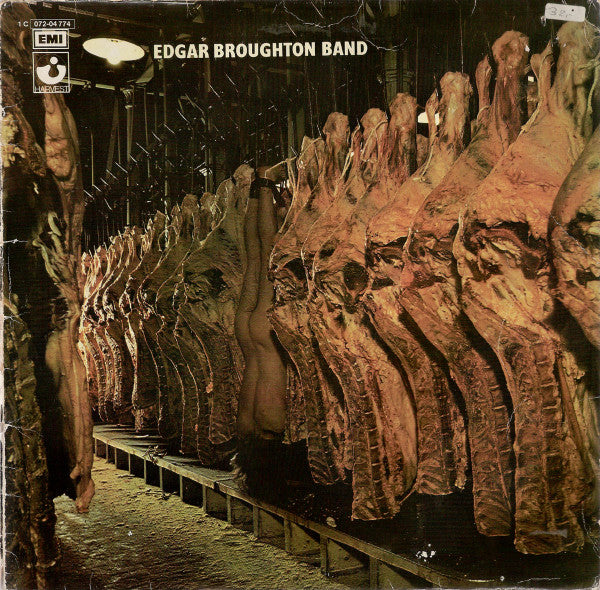 Image of Front Cover of 3115556C: LP - THE EDGAR BROUGHTON BAND, The Edgar Broughton Band (Harvest; 1C 072-04 774, Germany 1977 Reissue, Gatefold) Edge Wear, Clean Glossy Disc  VG/VG+