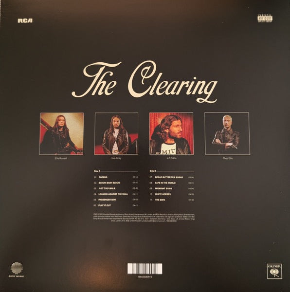 Image of Back Cover of LP - NEW/NEW - WOLF ALICE, The Clearing (Columbia; 19802909901, Worldwide 2025, Booklet, Poster), ,  The Clearing  the brand new album from Wolf Alice, releases 29th August 2025. Written in Seven Sisters and recorded in LA with Grammy-winning, master producer Greg Kurstin last year, "The Clearing" reveals where Wolf Alice stand sonically in 2025, delivering a supremely confident collection of songs bursting with ambition, ideas and emotion. - 1056142S