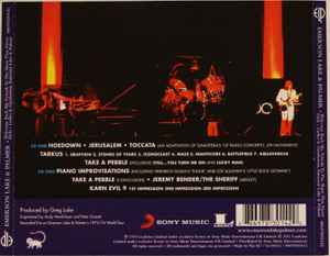 Image of Back Cover of 2xCD - VG+/VG+ - EMERSON LAKE & PALMER, Welcome Back, My Friends, To The Show That Never Ends - Ladies And Gentlemen (Sony Music; 88697830142, Europe , Jewel Case), ,  - 3135147E