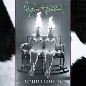 Image of Front Cover of 0225402E: LP - JANE'S ADDICTION, Nothing's Shocking (Warner Bros; WX 216, UK 1988, Inner) Stickered Sleeve, Edge Wear  VG/VG+