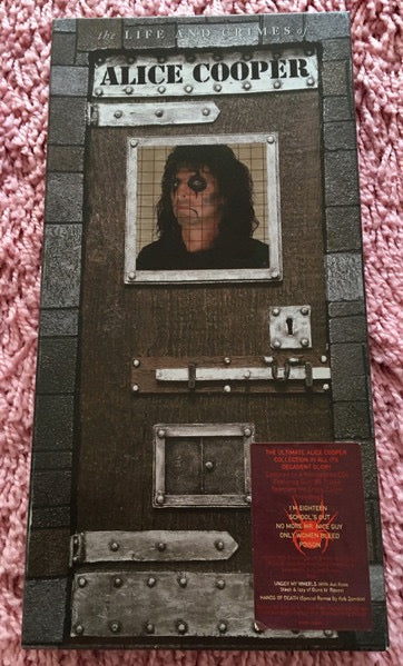 Image of Front Cover of 4xCD - VG+/VG+ - ALICE COOPER, The Life And Crimes Of Alice Cooper (Warner Bros. Records; R2 75680, Europe 2000, Box Set, Booklet, 3D Effect Front Cover), ,  - 3215054C