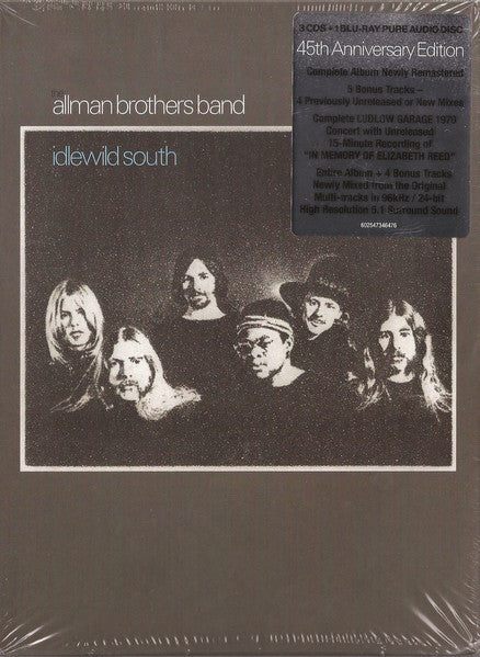 Image of Front Cover of 3255011S: 4xCD - THE ALLMAN BROTHERS BAND, Idlewild South (Super Deluxe Edition) (Mercury; 602547346476, Europe 2015)   VG/VG+