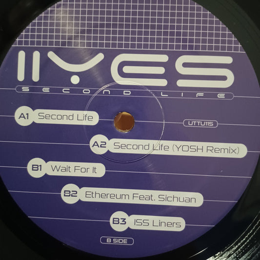 Image of Front Cover of 4725009E: 12" - ILYES, Second Life (Unknown To The Unknown; UTTU115, UK 2022)   /VG+