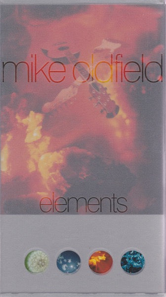 Image of Front Cover of 3215163C: 4xCD - MIKE OLDFIELD, Elements (Virgin; 7243 8 39089 2 9, UK & Europe 1993, Boxset in plastic slipcase, Booklet) Small scratch & light wear on slipcase.  VG/EX