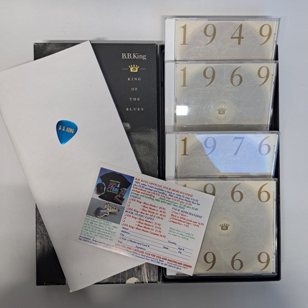 Image of Label Cover of 4xCD - VG/VG+ - B.B. KING, King Of The Blues (MCA Records; MCAD4 10677, US 1992, Box Set NO Barcode, Booklet, MFD BY JVC), NO merch sheet.,  - 3416370C