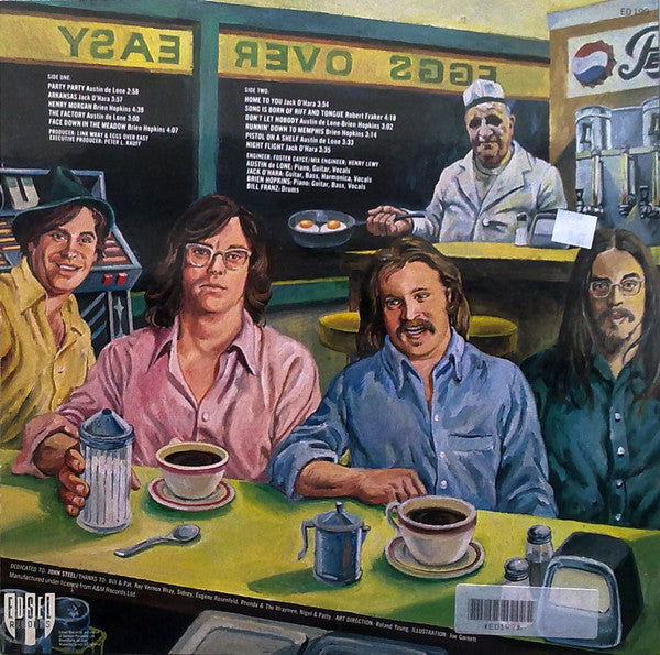 Image of Back Cover of LP - VG/VG+ - EGGS OVER EASY, Good 'N' Cheap (Edsel Records; ED 199, UK 1986 Reissue, Inner), Edge Wear,  - 3845322S