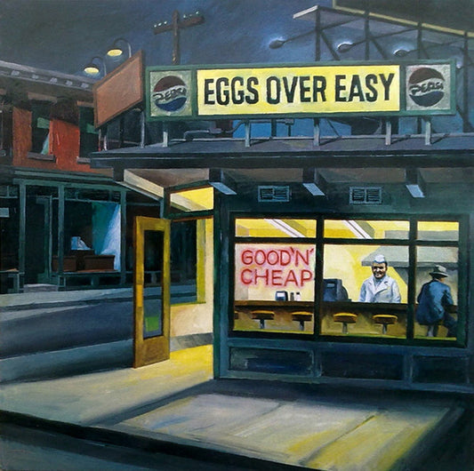 Image of Front Cover of LP - VG/VG+ - EGGS OVER EASY, Good 'N' Cheap (Edsel Records; ED 199, UK 1986 Reissue, Inner), Edge Wear,  - 3845322S