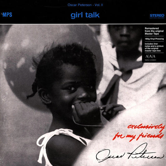 Image of Front Cover of LP - VG+/EX - OSCAR PETERSON, Girl Talk (MPS Records; MPS 15 179 ST, Germany 2024 Reissue, Gatefold, Insert), Stickered shrink,  - 3215403C