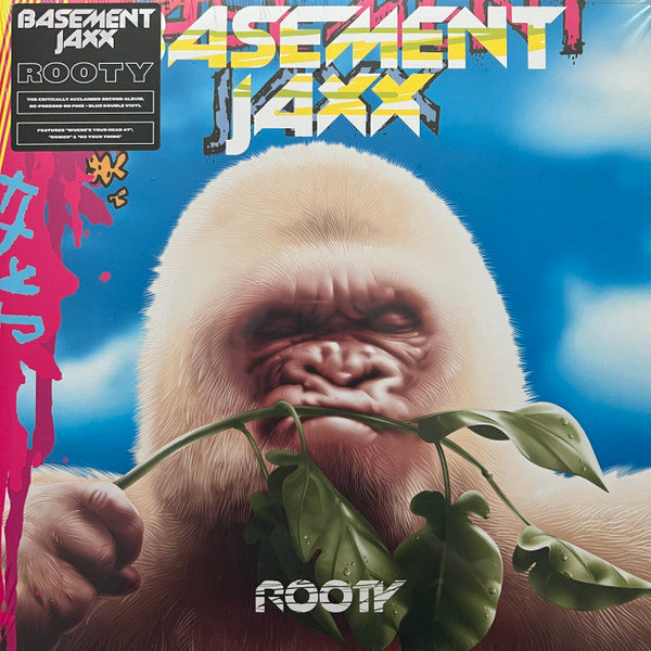 Image of Front Cover of 2xLP - NEW/NEW - BASEMENT JAXX, Rooty (XL Recordings; XL143LP2,  2022 Reissue, Gatefold, 2 Inners, Pink and Blue Vinyl), ,  - 2716460C