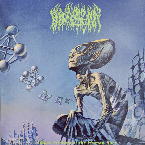 Image of Front Cover of LP - NEW/NEW - BLOOD INCANTATION, Hidden History Of The Human Race (Century Media; 19802892961, Europe 2025, Gatefold, Booklet, Transparent Coke Bottle Green Vinyl ), ,  - 1416481C