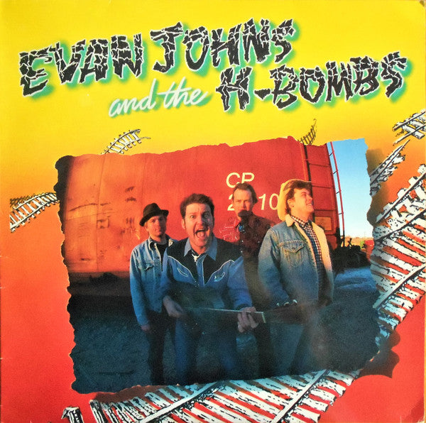 Image of Front Cover of LP - VG+/VG+ - EVAN JOHNS AND THE H-BOMBS, Evan Johns And The H-Bombs (Zippo Records; ZONG 016, UK 1987), ,  - 3215620C