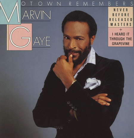 Image of Front Cover of LP - VG+/EX - MARVIN GAYE, Motown Remembers Marvin Gaye (Motown; ZL72463, Germany 1986), ,  - 1626101E