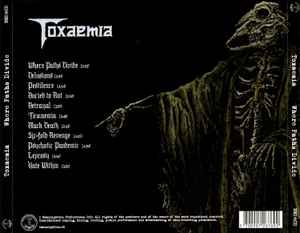 Image of Back Cover of CD - VG+/VG+ - TOXAEMIA, Where Paths Divide (Emanzipation Productions; EMZ16CD, Denmark 2020, Jewel Case), ,  - 3235191E
