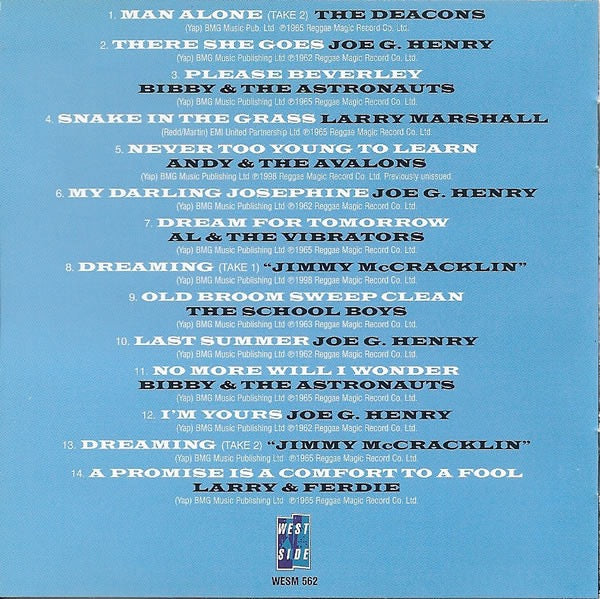 Image of Back Cover of CD - VG+/EX - VARIOUS, Singa-Songa-Ska (Top Sounds From Top Deck Volume Seven) (Westside; WESM 562, UK & Europe 1998, Jewel Case, Booklet), ,  - 3215772C