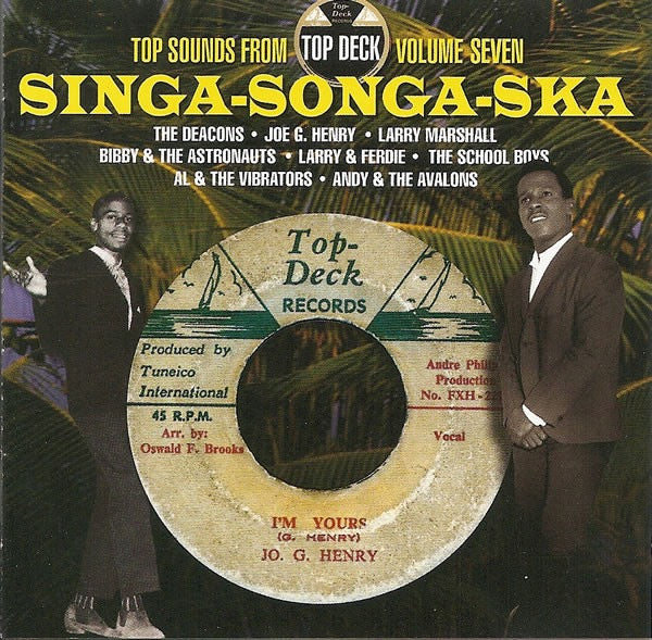 Image of Front Cover of 3215772C: CD - VARIOUS, Singa-Songa-Ska (Top Sounds From Top Deck Volume Seven) (Westside; WESM 562, UK & Europe 1998, Jewel Case, Booklet)   VG+/EX