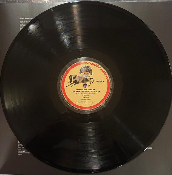 Image of Label Cover of LP - VG+/EX - BENMONT TENCH, The Melancholy Season (Dark Horse Records; DH0017, Worldwide 2025, Gatefold, Inner), Opened Instore, Still In Hype Stickered Shrinkwrap. ,  - 3245363S