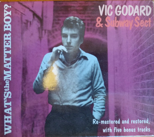 Image of Front Cover of 3215857C: CD - VIC GODARD & SUBWAY SECT, What's The Matter Boy? (Universal; 844 973-2, UK 2000 Reissue, Slipcase)   VG+/VG+